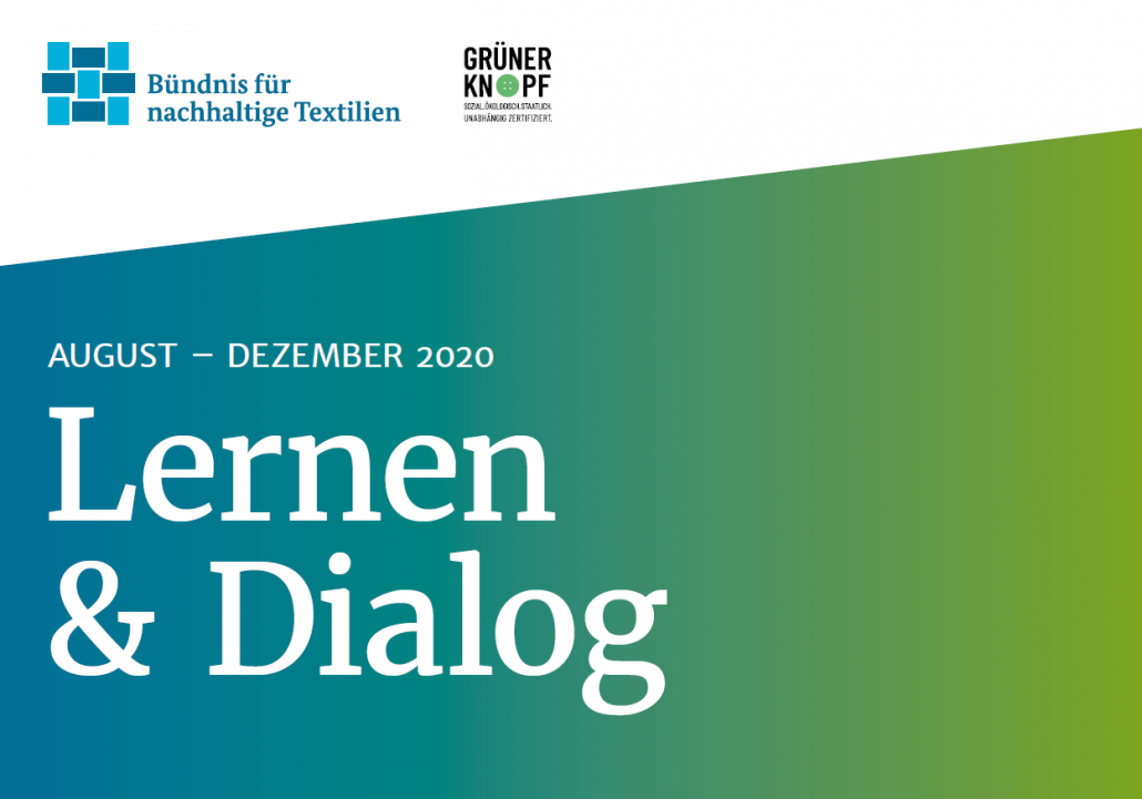 Flyer Workshopreihe Lernen und Dialog 2020