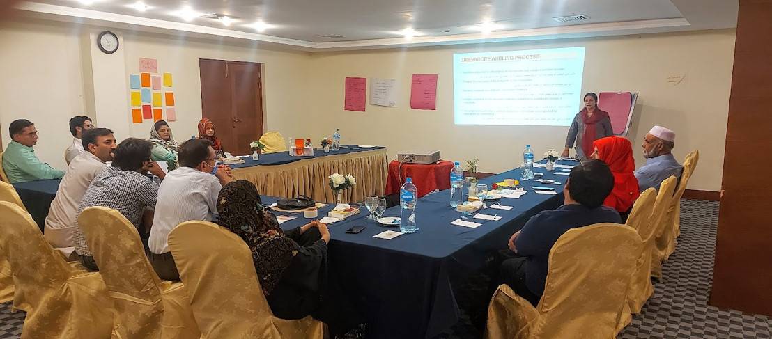 Complaint Committee Training in Faisalabad